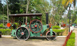 Vintage steamroller