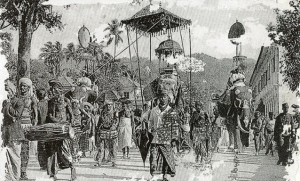 Kandy perahera, 19th century